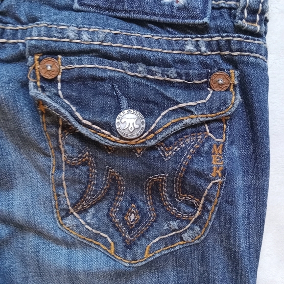 MEK Denim Anchorage Lowrise Bootcut Jeans size 27 - Picture 6 of 8
